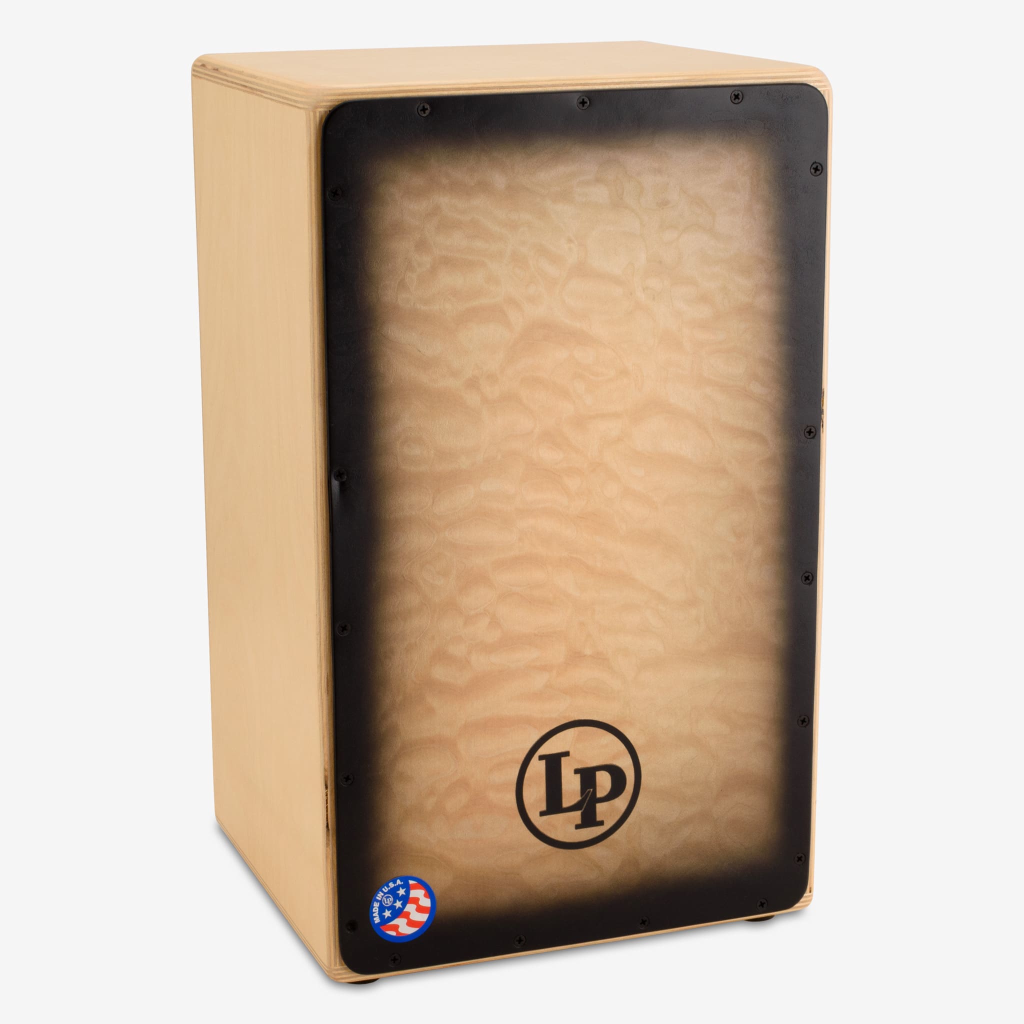 Latin Percussion Groove Wire Cajon with Quilted Maple Face | Big