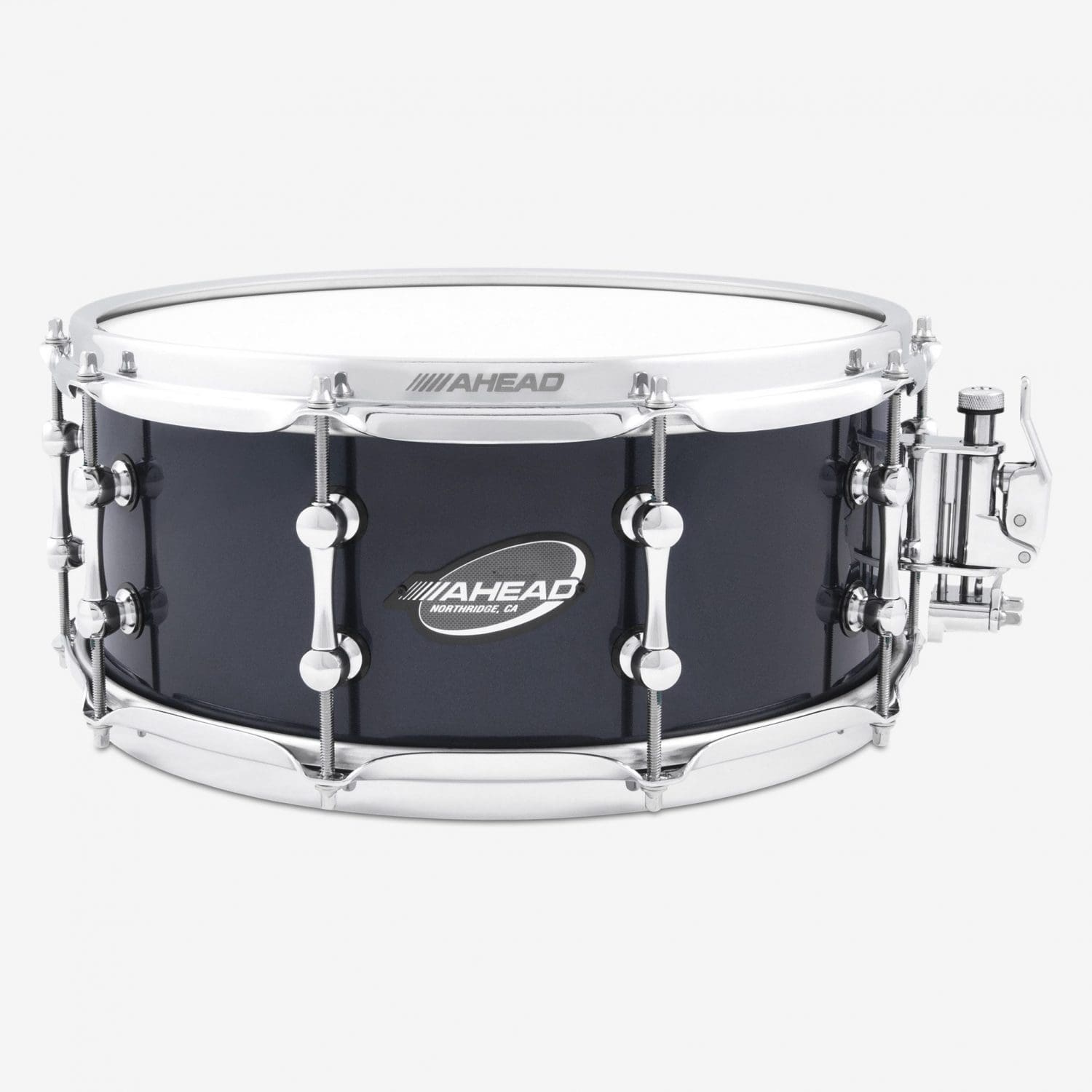 Steam Bent Maple Snare Drum with Black Trick Throw Off