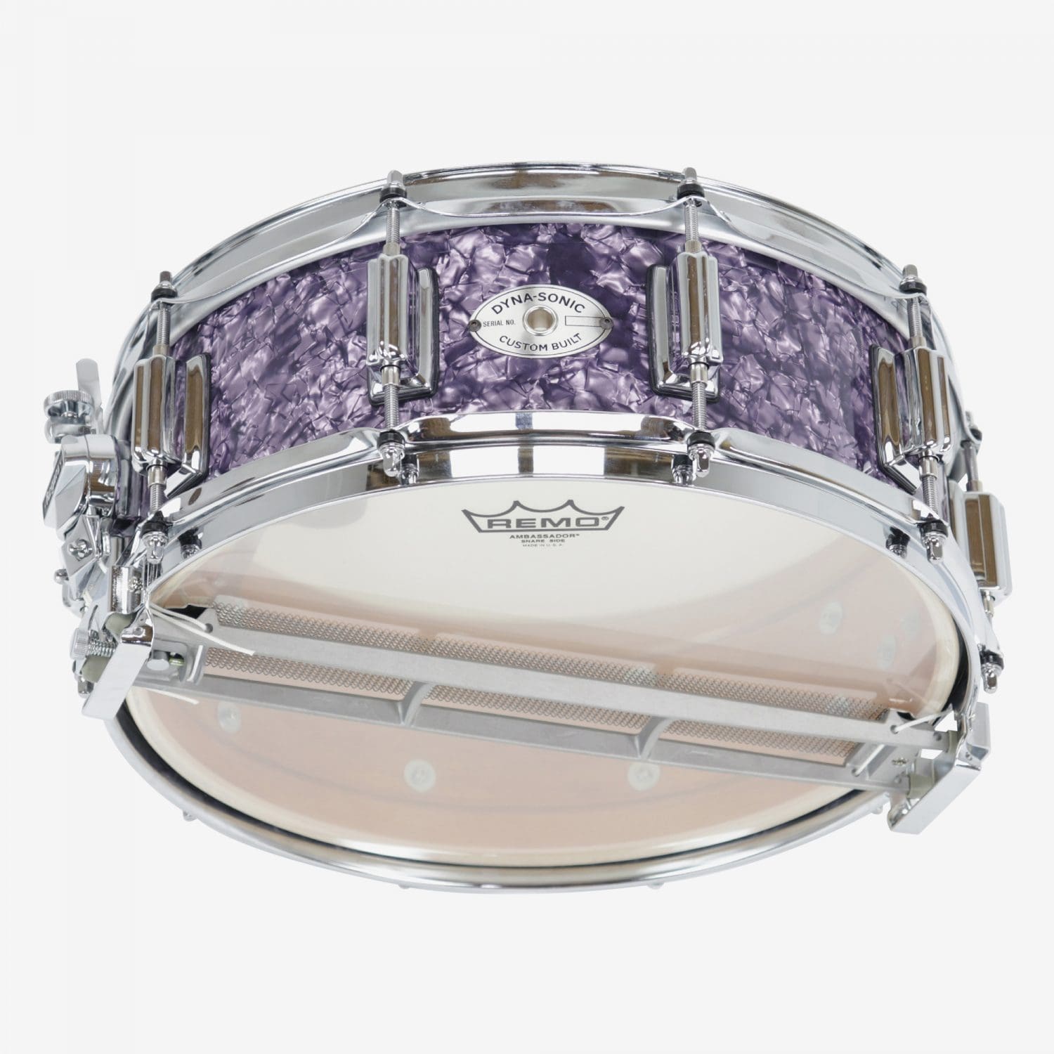 Purple Diamond Pearl Dyna-Sonic Snare Drum