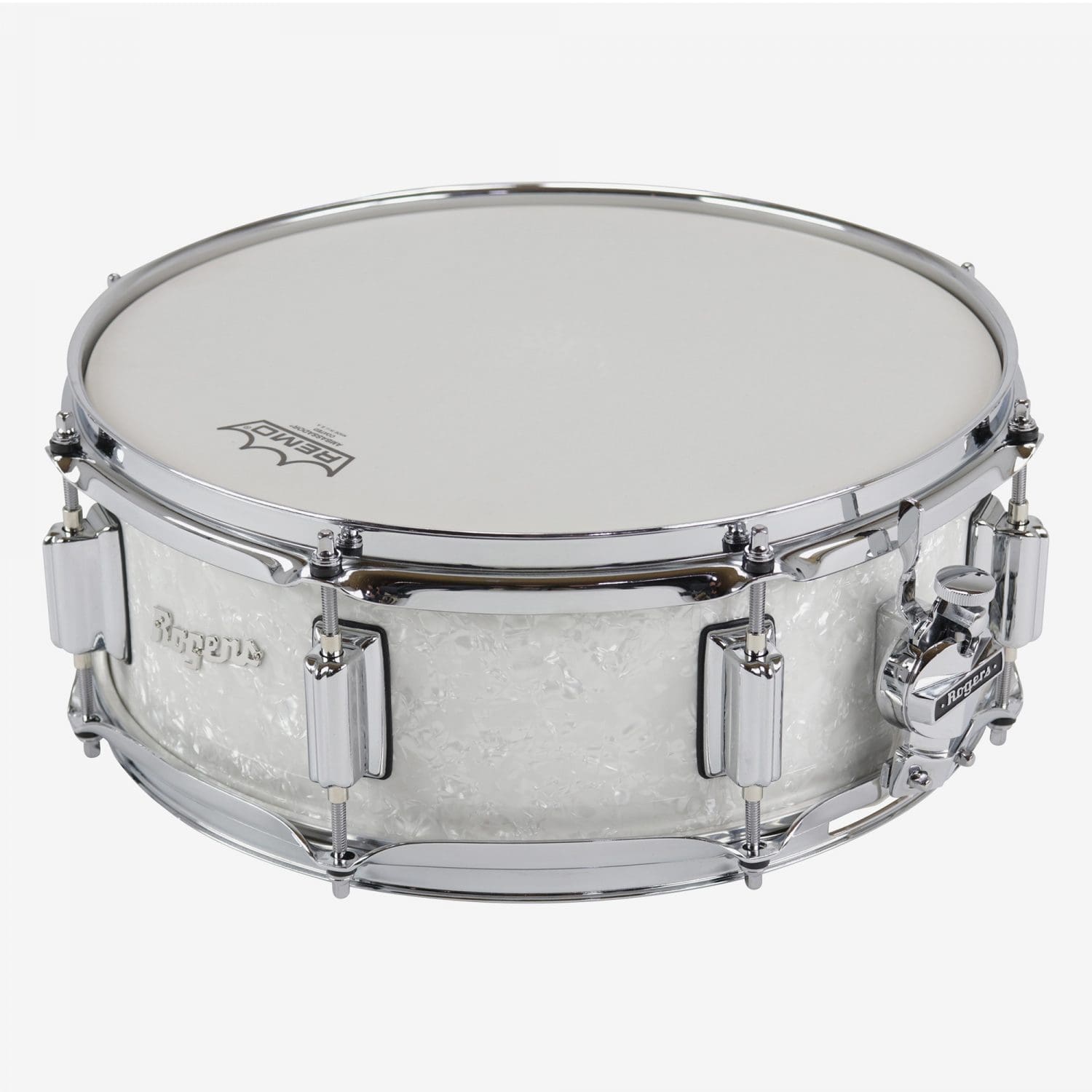 White Marine Pearl PowerTone Snare Drum