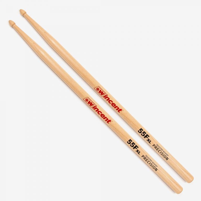 Wincent Drumsticks Hickory Precision Taper Extra Reach Drumsticks