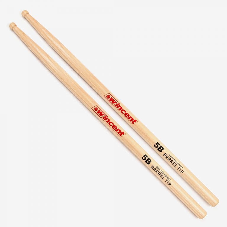 Wincent Drumsticks Hickory Barrel Tip Drumsticks