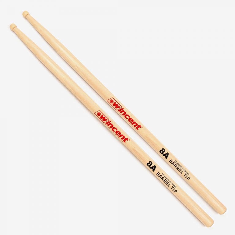 Wincent Drumsticks Hickory Barrel Tip Drumsticks