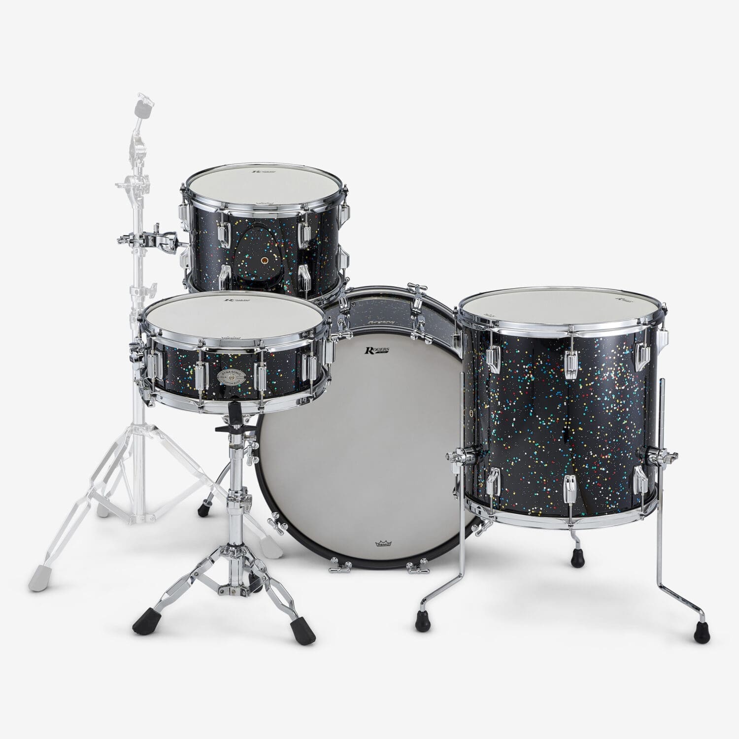 Rogers Drums Mardi Gras Lacquer Cleveland 3-Piece Shell Pack | Big