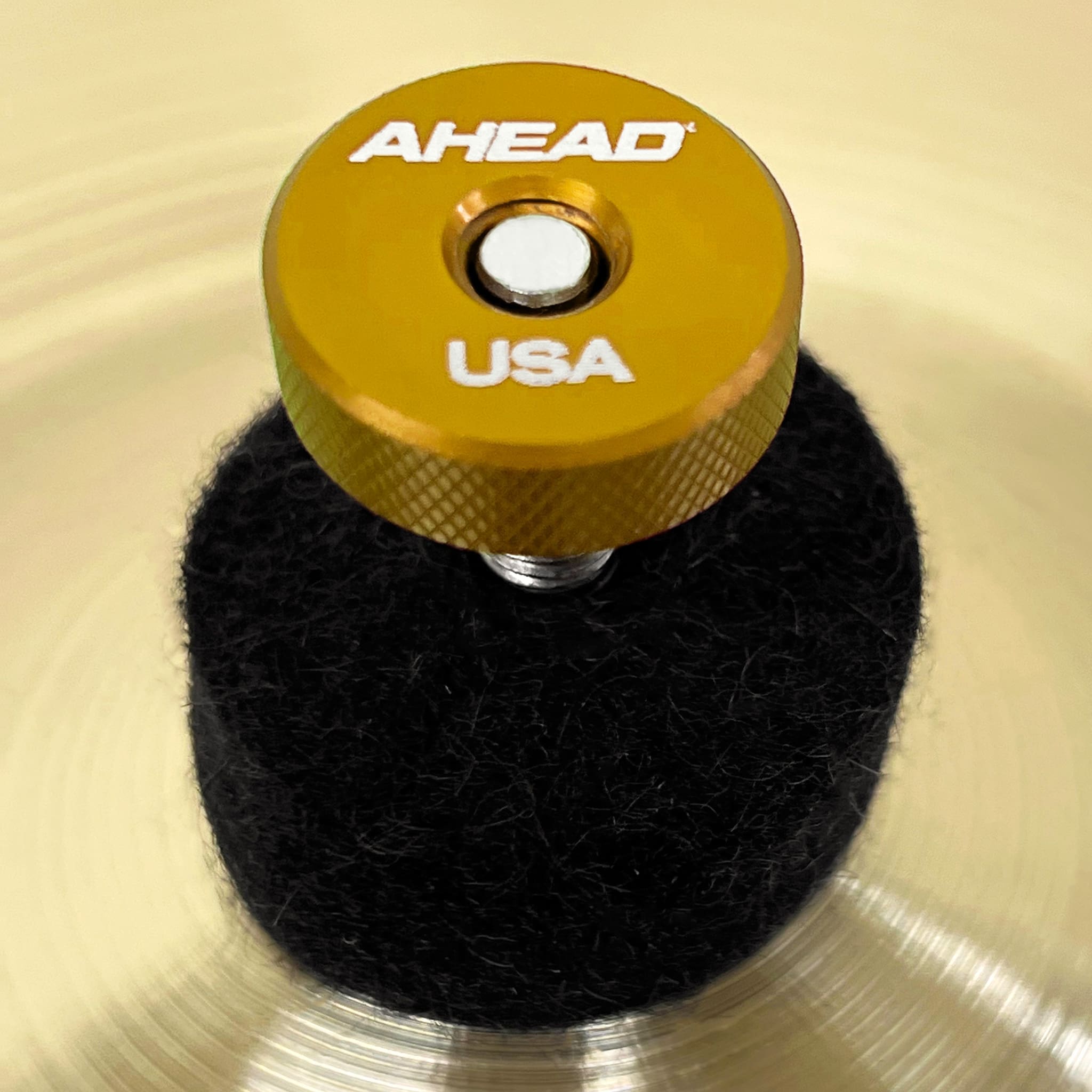 AHEAD 4-Pack Speed Nuts Knurled Metal Cymbal Washers in Gold | Big