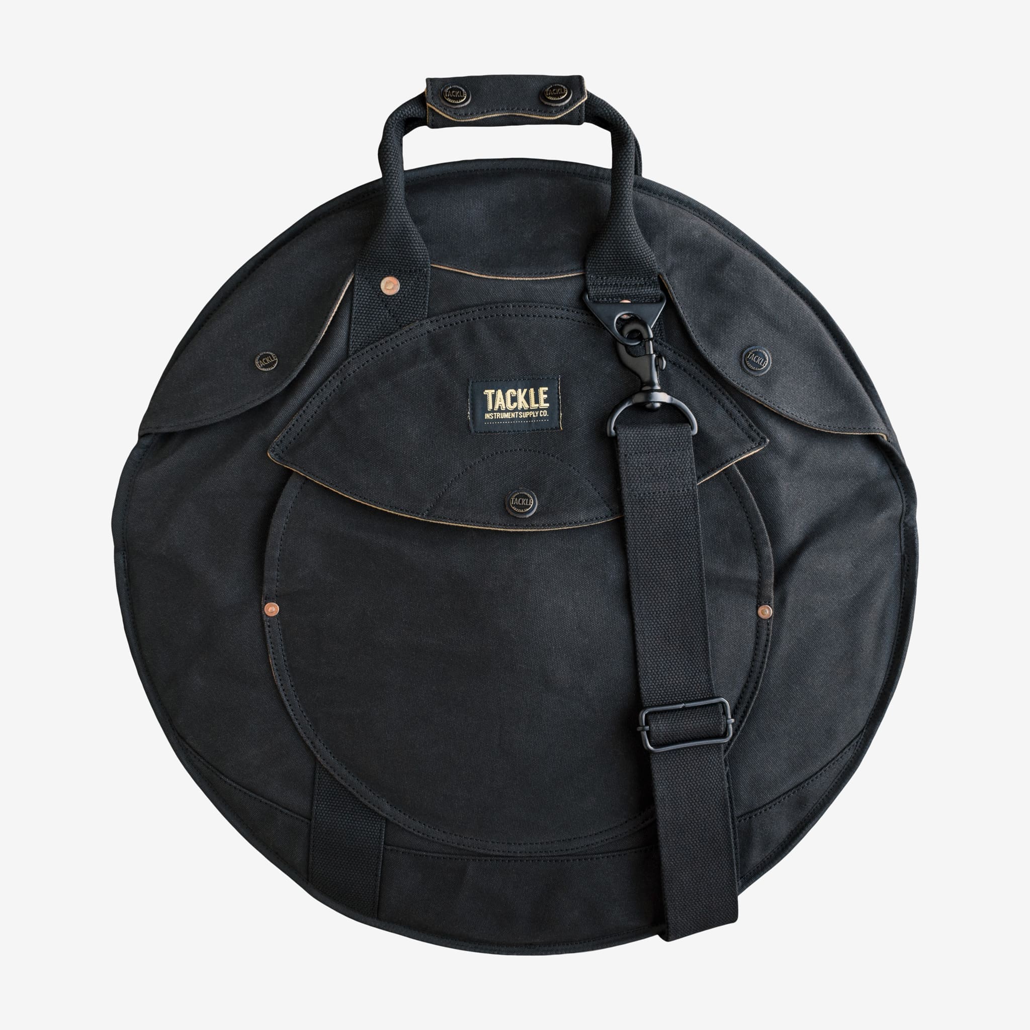 Tackle Instrument Supply Co Waxed Canvas Zipperless Cymbal Case in